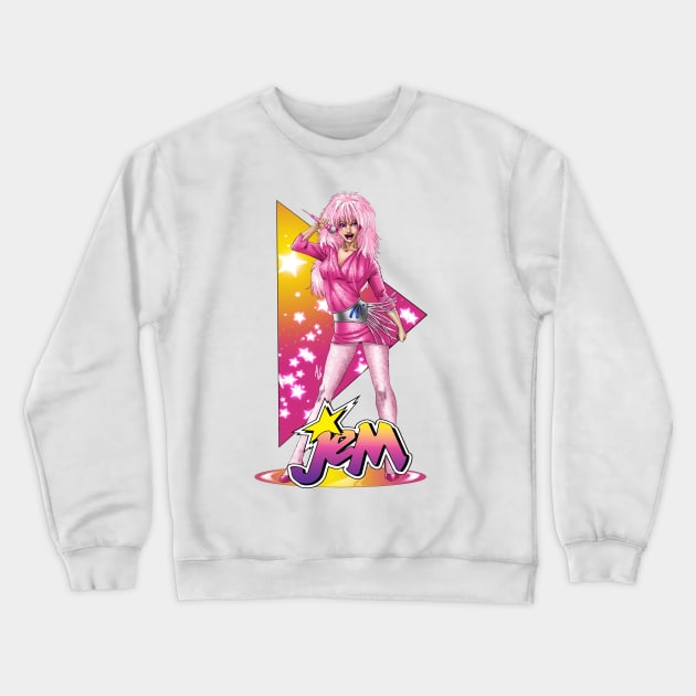 Jem with logo Crewneck Sweatshirt by AV Art Studio